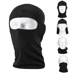 Ultra Thin Black Balaclava Mask One Hole