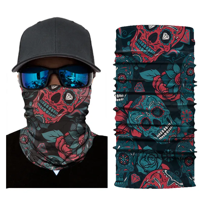 Variety Magic Seamless Skull Outdoor Riding Sport Climbing Headscarf Mask