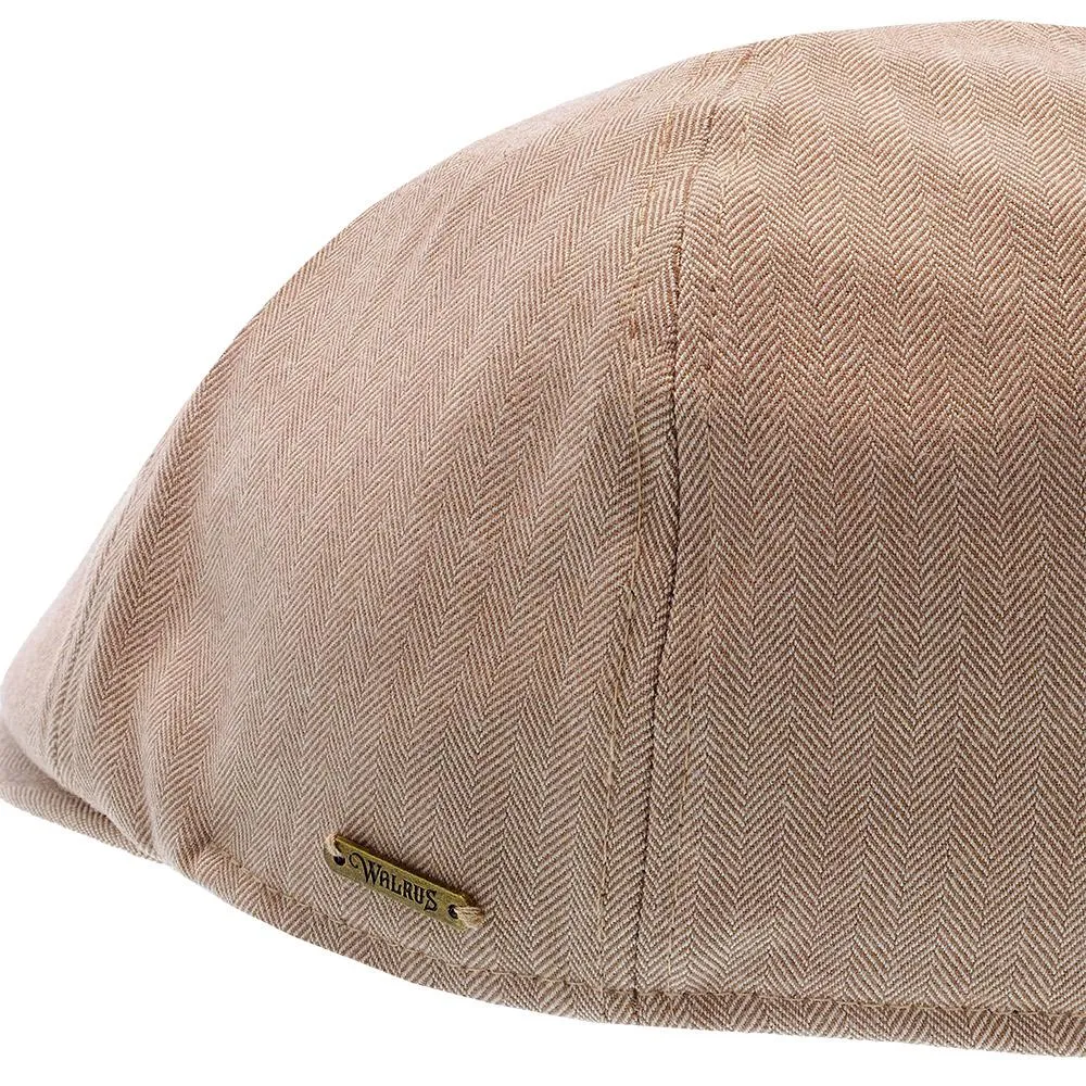 Walrus Hats Luxe Checkmate Duckbill Polyester Flat Cap