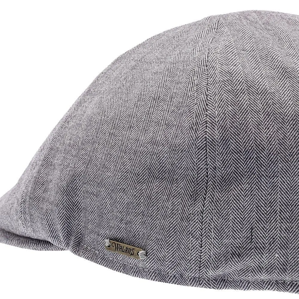 Walrus Hats Luxe Checkmate Duckbill Polyester Flat Cap