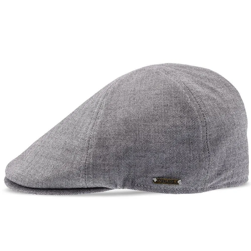 Walrus Hats Luxe Checkmate Duckbill Polyester Flat Cap