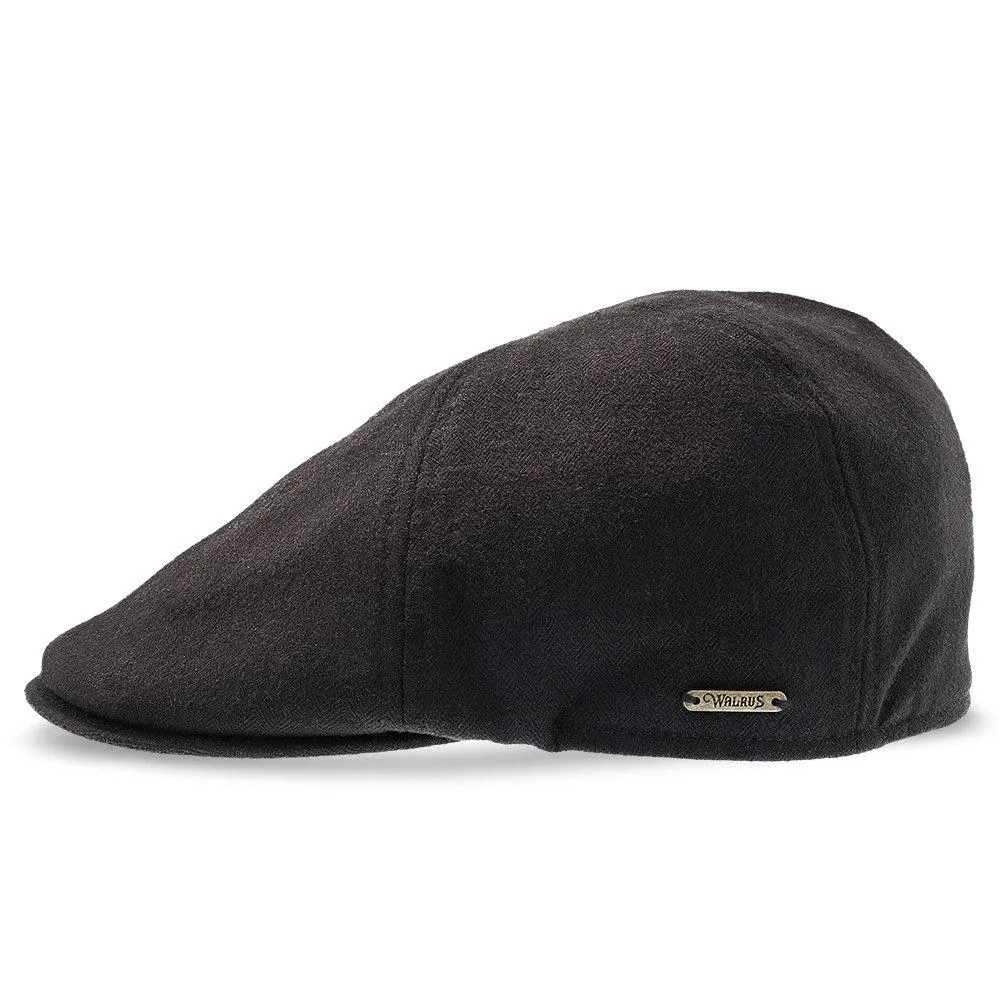 Walrus Hats Luxe Checkmate Duckbill Polyester Flat Cap