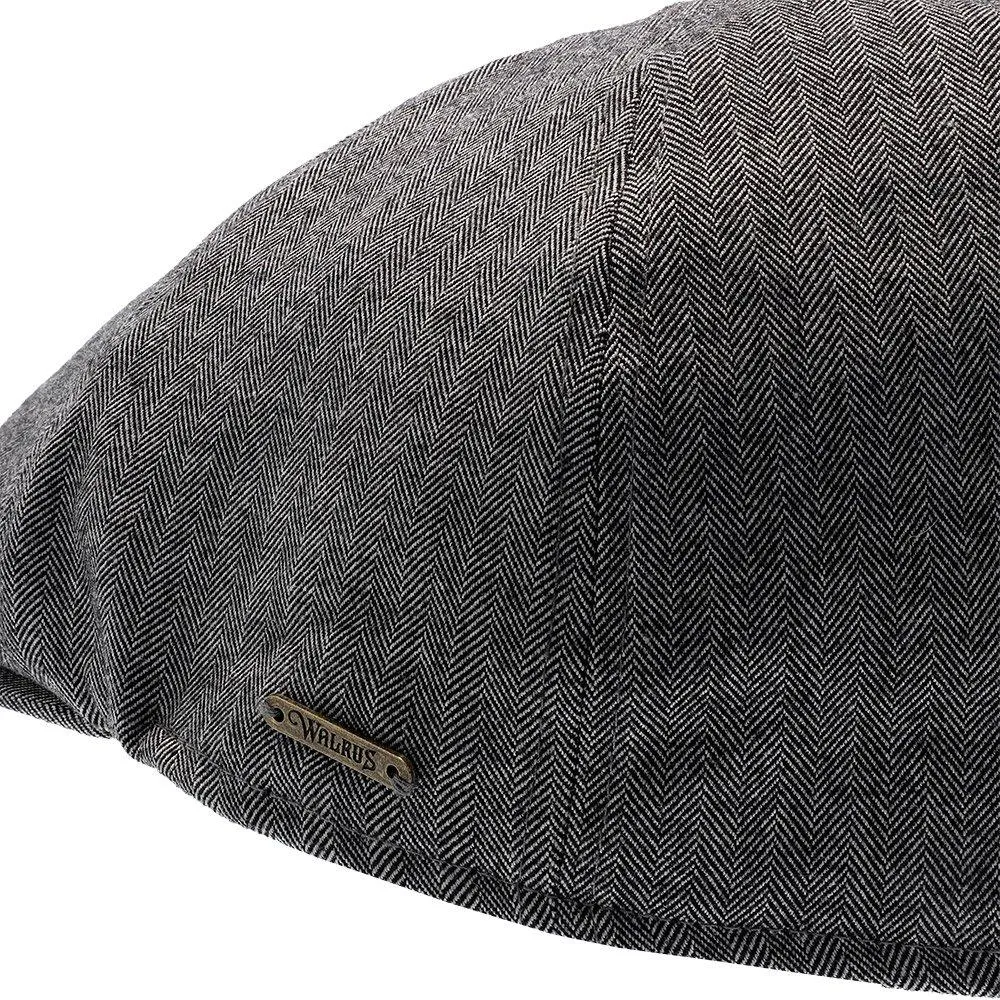 Walrus Hats Luxe Checkmate Duckbill Polyester Flat Cap