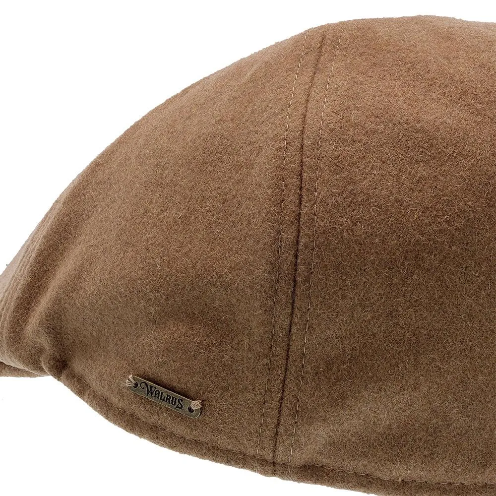 Walrus Hats Luxe Grand Master Wool Duckbill Flat Cap