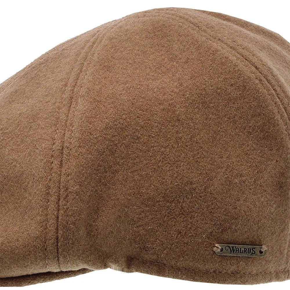 Walrus Hats Luxe Grand Master Wool Duckbill Flat Cap