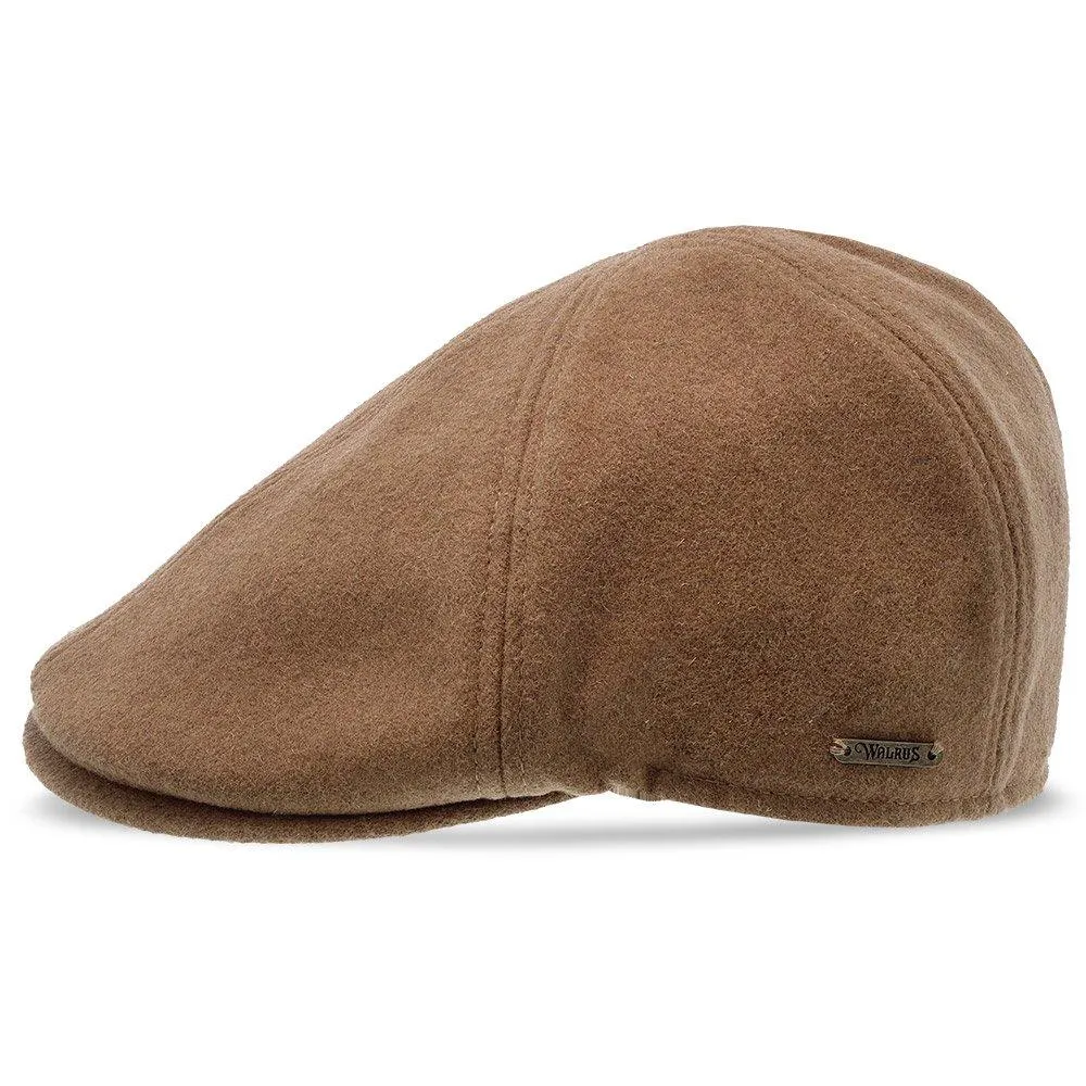 Walrus Hats Luxe Grand Master Wool Duckbill Flat Cap