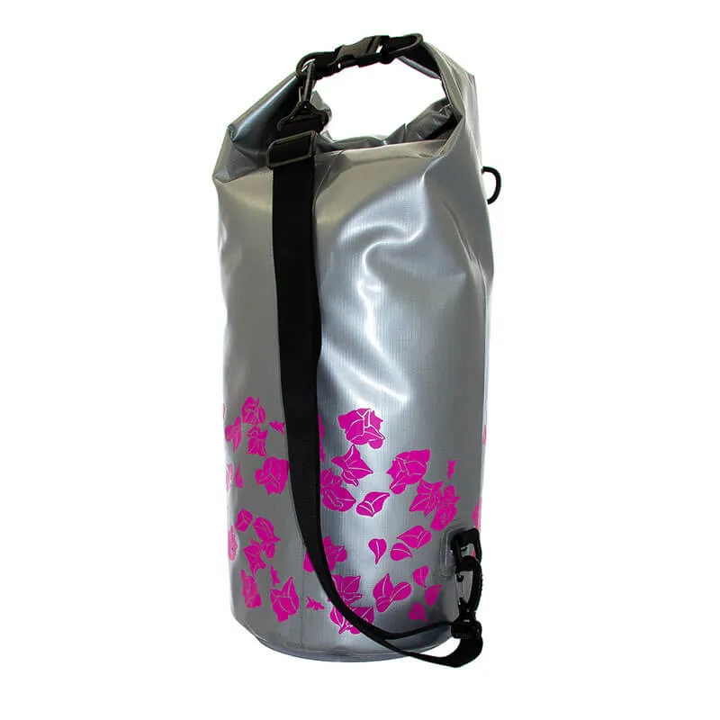 Waterproof 20L Dry Bag Cross Body - Bougainvillea style