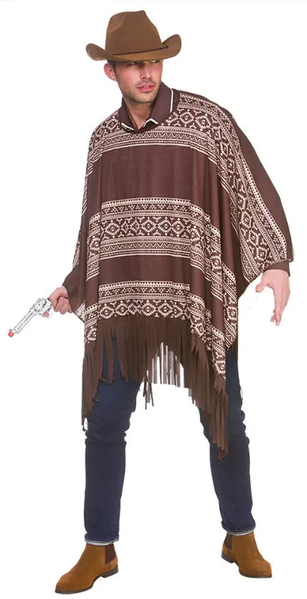 Western Cowboy Poncho