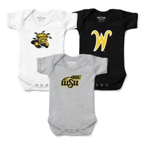 Wichita State Shockers 3-Pack Bodysuit