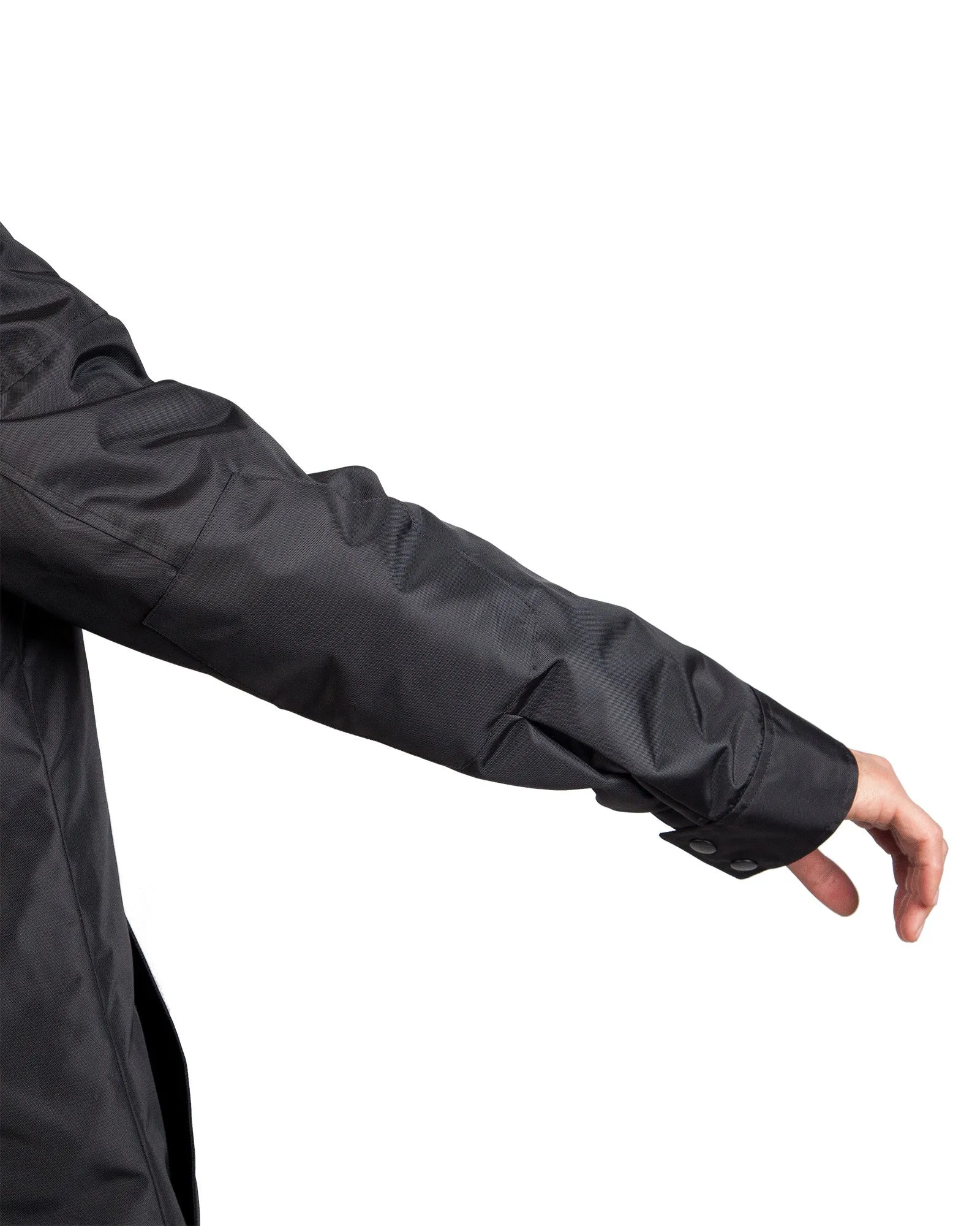 X11 DUFFLE COAT // BLACK NYLON